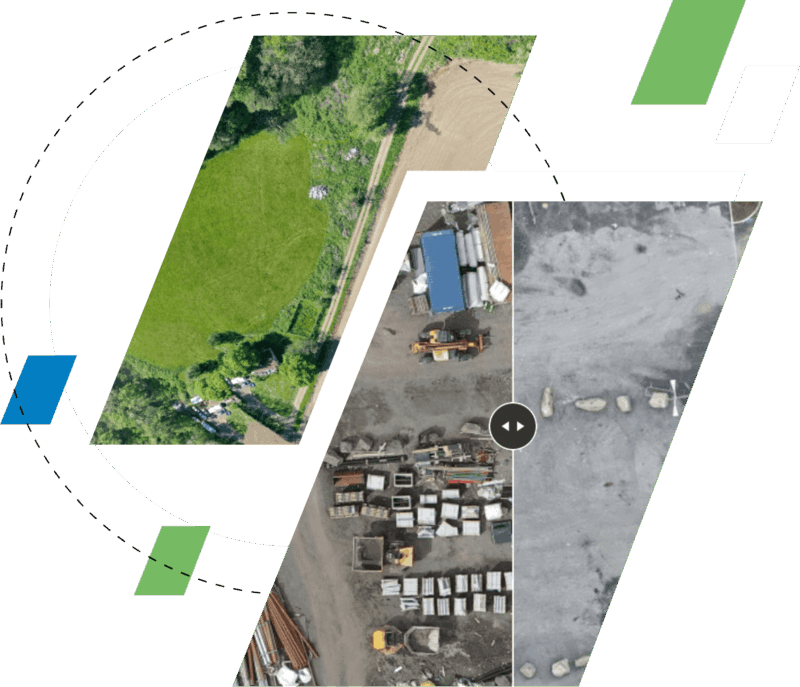 Aerial data management Orthomosaics